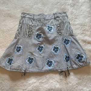 Desigual floral striped skirt